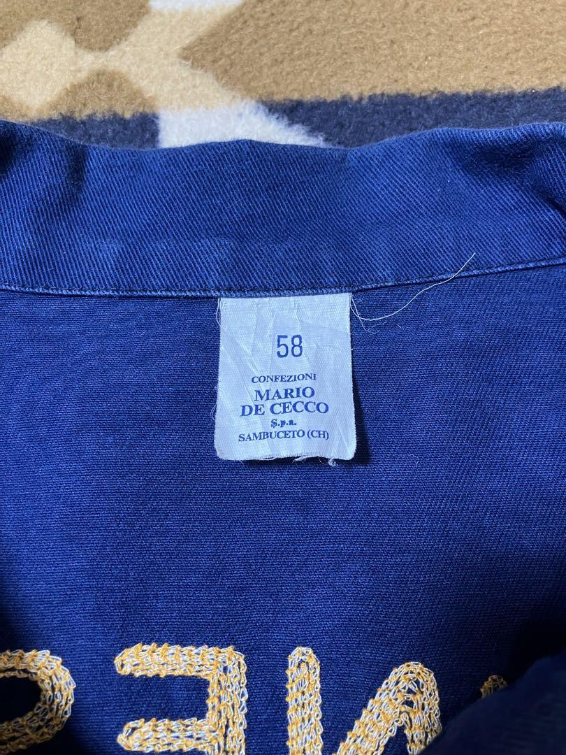 US Customized FFA Coverall Jacket BLUE Navy Men Size 58 US Customized FFA Coverall Jacket BLUE Navy Men Size 58
