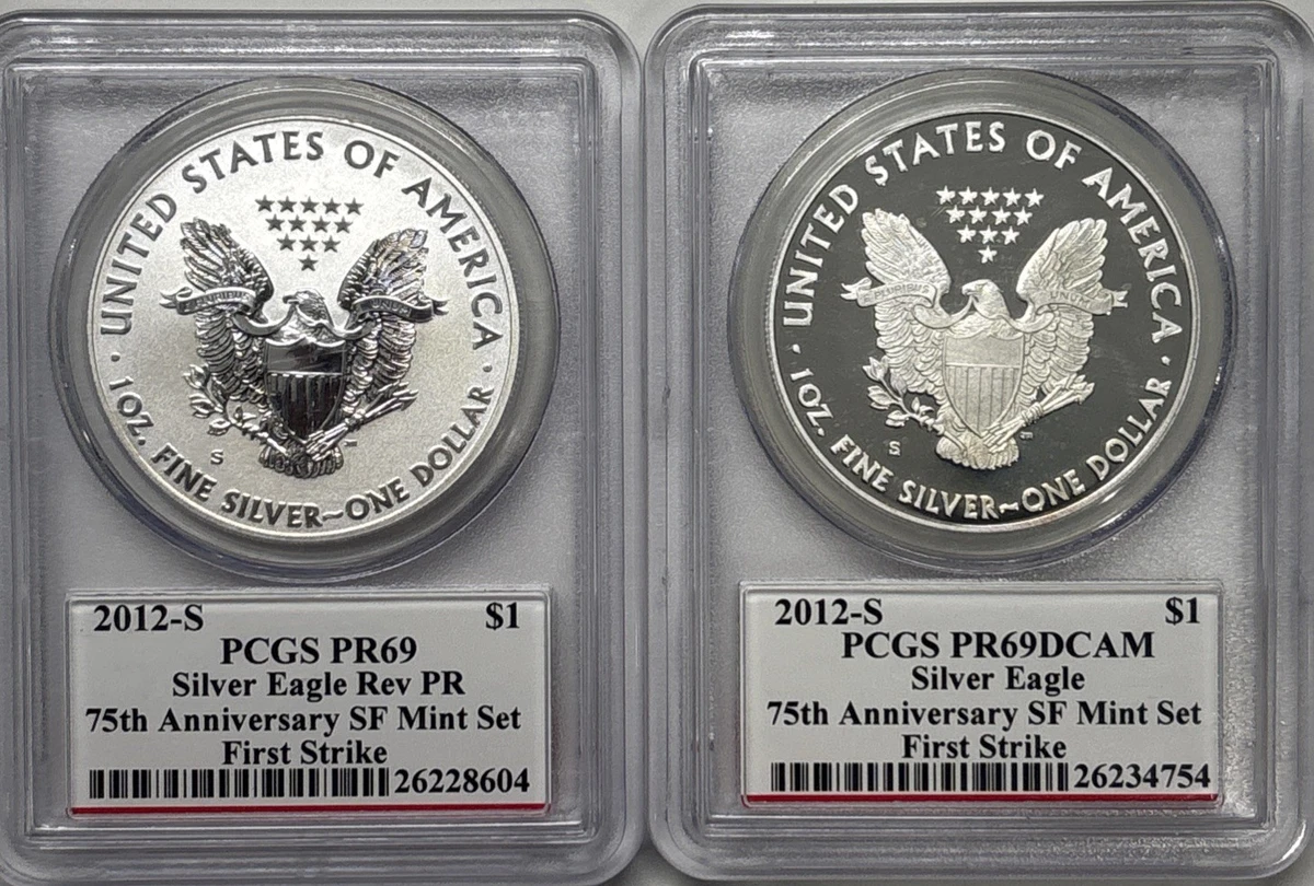 2012 イーグル銀貨 PCGS MS70 first strike 【公式通販】