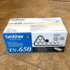 New  Brother TN-650 High Yield Black Laser Toner Cartridge for Brother Printers