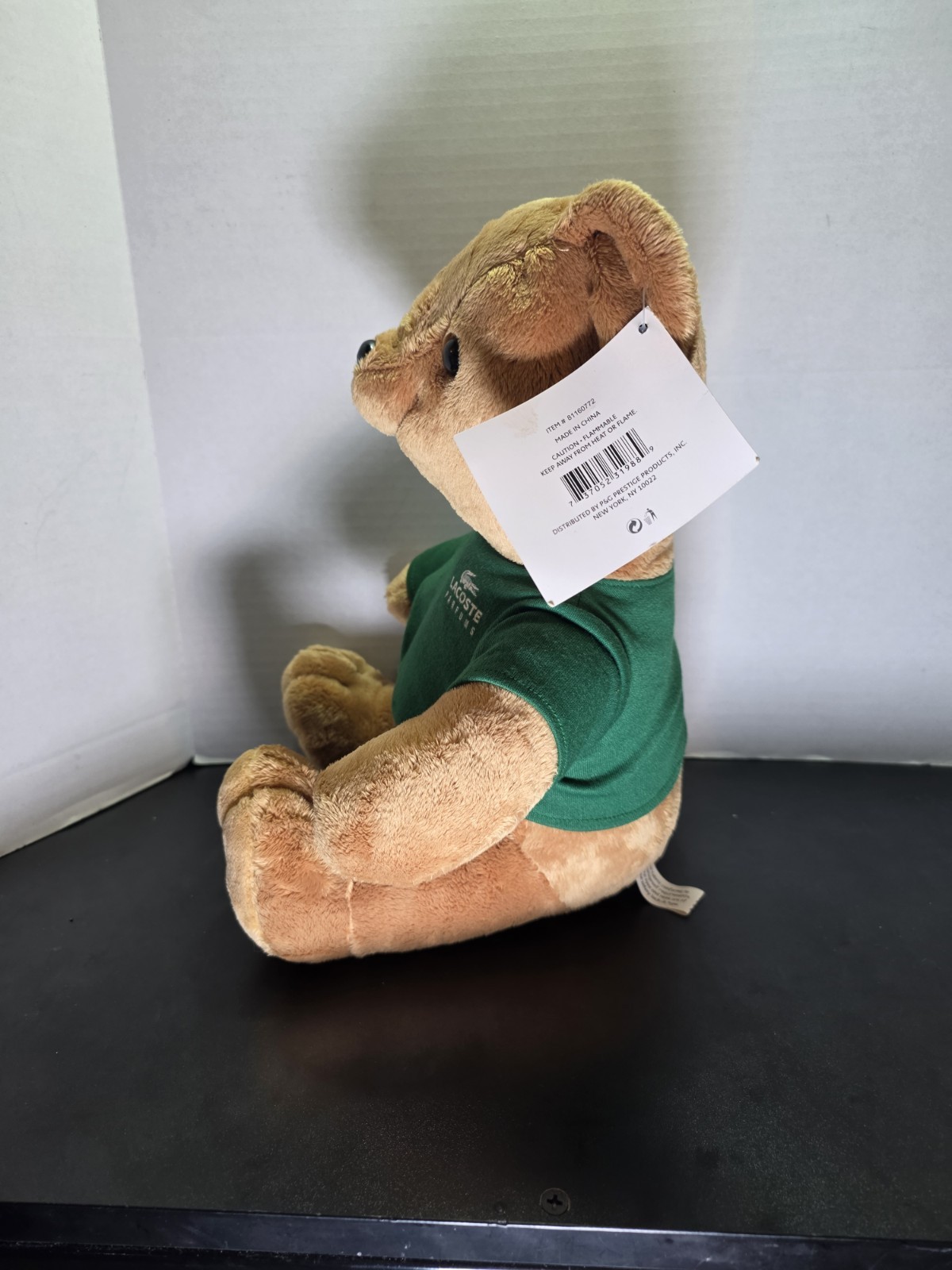 Lacoste Plush Teddy Bear Advertising Perfume Brown Parfum Limited Edition 14" thumbnail 2