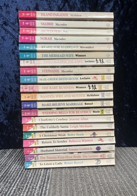 20 Harlequin ROMANCE Paperback Novels 1992/96  Varies #'s From 3221-3397