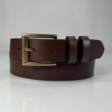 Brown Genuine Leather Belt - Women's Size 30