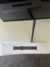 Official Apple Watch Sport Band 38mm Black 316L Stainless Steel Pin- Open Box