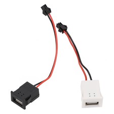 USB Female Power USB Charging Port Connector with Cable Terminals for CHARGER