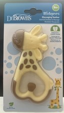 Ridgees Giraffe, Massaging Baby Teether, Pediatric Dentist Approved, BPA Free