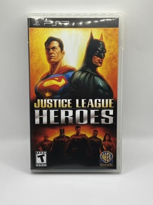 Justice League Heroes Sony PSP Complete CIB