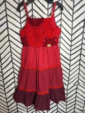 Camu Camu Red Adjustable Strap Maxi Dress Girls 18M-2T 7151