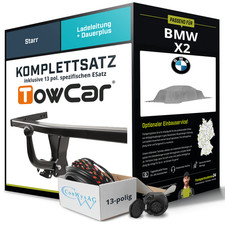 Für BMW X2 Typ U10 Anhängerkupplung starr +eSatz 13pol 11.2023-jetzt AHK