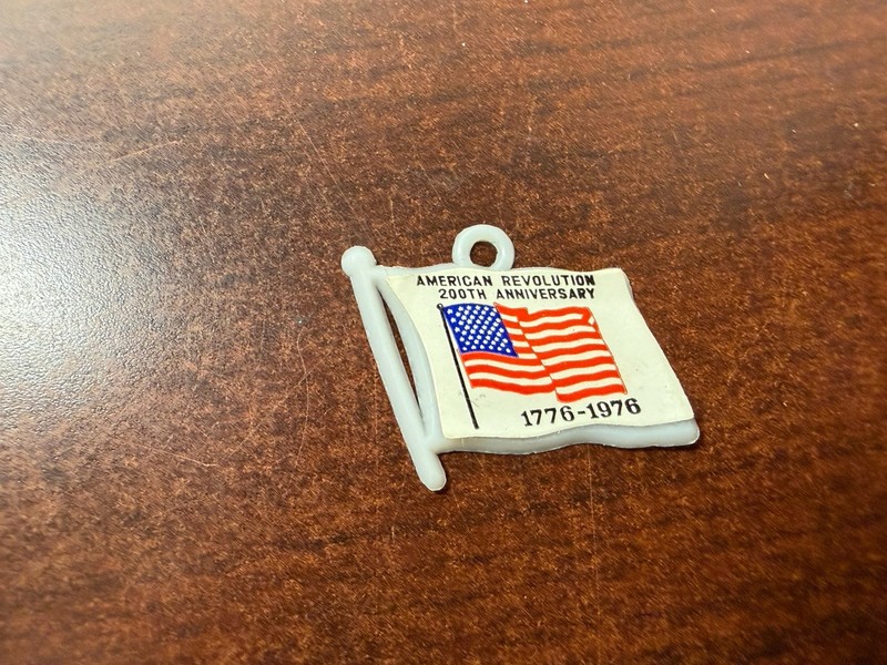 American Revolution 200th Anniversary 1776 - 1976 Flag Charm