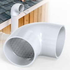 Chiligent PVC Vent Cap, 2" Termination Cap with Stainless Steel 2 Inch, White