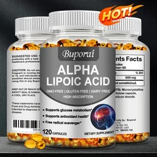 Alpha Lipoic Acid 600mg - Extra Strength ALA, Antioxidant, Blood Sugar Support