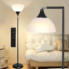 Anrotix LED Floor Lamp Horn-Shaped Metal Stan...