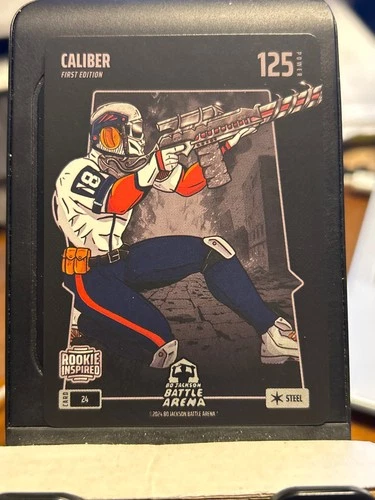 2024 Bo Jackson Battle Arena Caliber #24 Caleb Williams Steel Rookie Inspired
