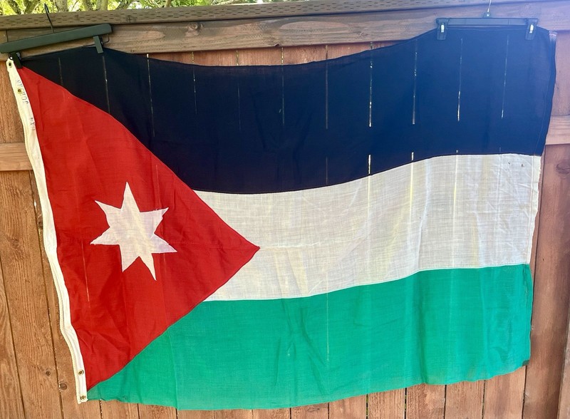 Vintage Jordan (Hashemite Kingdom National Flag.