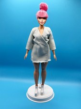 Handsewn Jeans Wrap Dress For Barbie Doll  Curvy Doll 