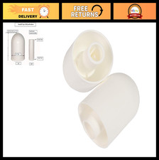 Tall Toilet Bolt Caps - Easy Install, No Cutting or Tools Needed - Pair