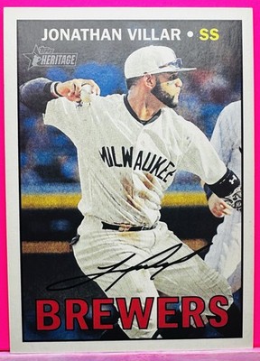 2016 Heritage Jonathan Villar #582 Throwback Uniform Variation 