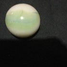 Vitro Agate Lot of 2 Glass Toy Marbles Green/White & Red Swirl 26.30mm — photo 3
