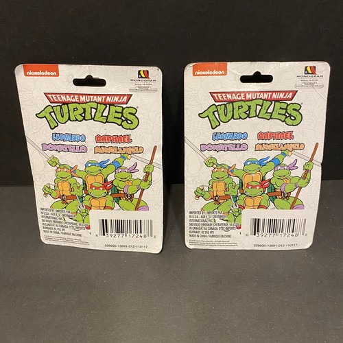 New TMNT Set of 4 Keychains Teenage Mutant Ninja Turtle Nickelodeon - Picture 8 of 8