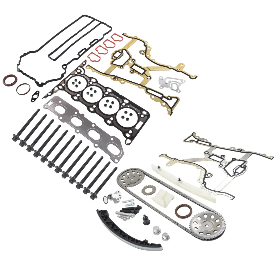 Zylinderkopfdichtungsatz + Steuerkettensatz für Opel Astra Corsa Meriva Z14XEP - Bild 4 von 4