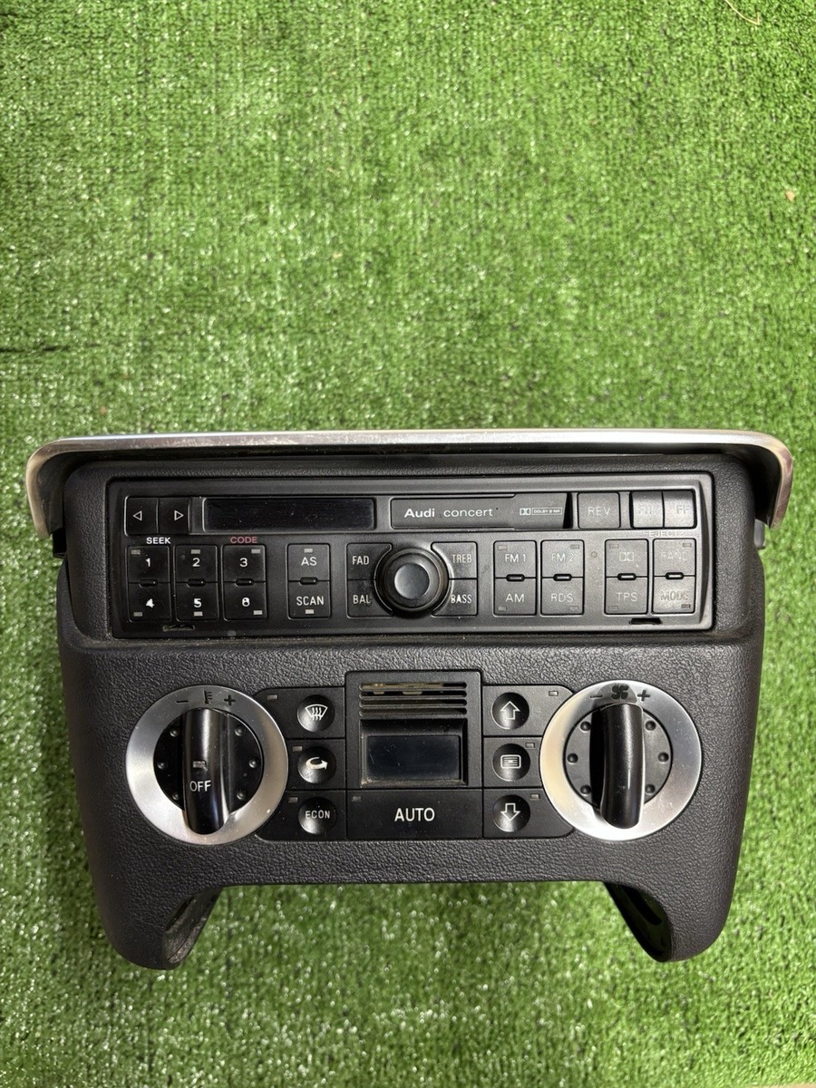 Audi TT MK1 OEM Radio Audi Concert, HVAC AC Controls, And Bezel