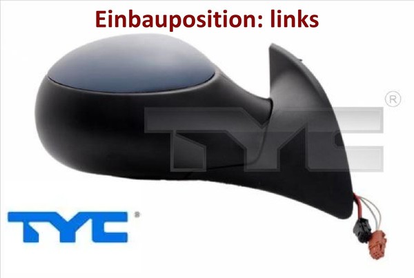 TYC 326-0084 AußEnspiegel Links Spiegel AußEn FüR Peugeot-image