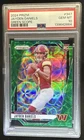 2024 Panini Prizm Jayden Daniels RC Green Scope Rookie #/75 Commanders PSA 10