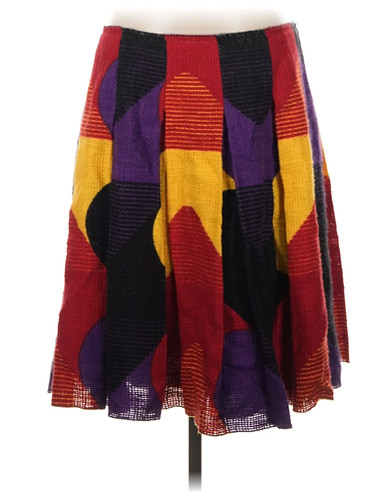 Prada, Prada Women Red Casual Skirt 4