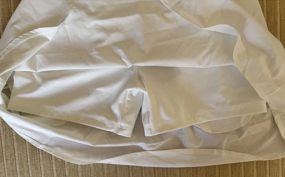 Falda Puma Mujer Mediana Blanca Forma PWR Tenis Golf Elastizada Atlética Nuevas Etiquetas Foto 4 de 4