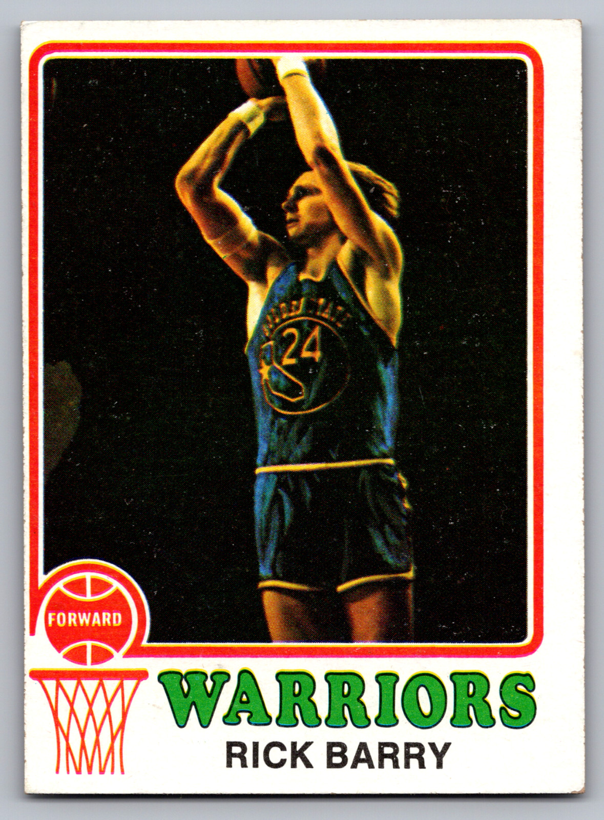 1973-74 TOPPS #90 RICK BARRY GOLDEN STATE WARRIORS