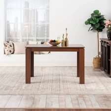 Homy Casa Musk 47in Rectangular Dining Table Modern Wooden Look Kitchen Table