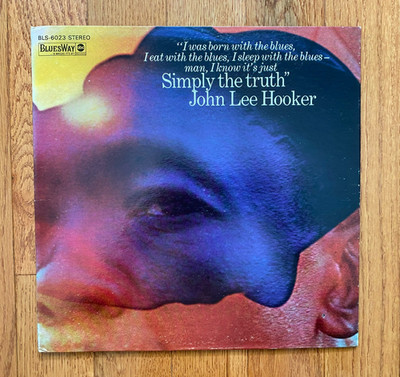 John Lee Hooker - Simply the Truth LP Bluesway BLS-6023 1969 Pressing  VG+