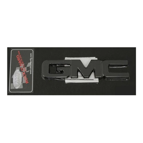 Emblema de puerta trasera Billet de repuesto 00-14 GMC Sierra 2500HD 3500 HD - negro Foto 2 de 3
