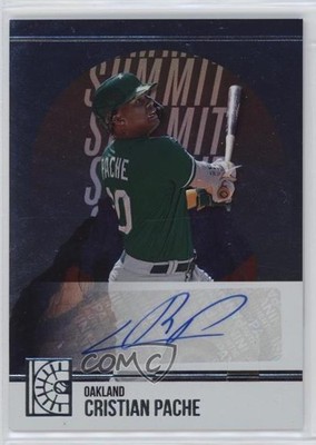2022 Panini Capstone Summit Signatures Cristian Pache #SS-CP Auto 0s2m