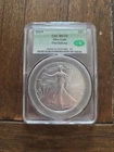 2024 $1 Silver Eagle MS70 CAC First Delivery 1 oz .999 Fine Silver