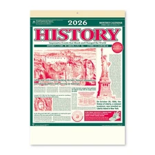 2026 Calendar Wall Hanging History Calendar Chronology NK177
