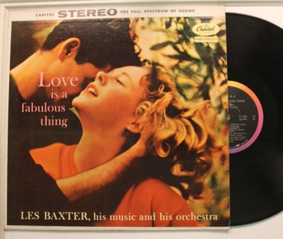 Les Baxter Lp Love Is A Fabulous Thing On Capitol - Vg+ To Vg++/ Vg++