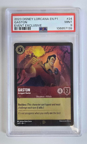 Gaston - Arrogant Hunter graded PSA 9 for sale on eBay