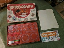 Vintage Spirograph 2 sets 1967 1973 by Kenner Design Drawing Toy-MISSING 1 PEN