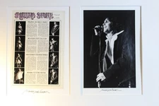 Baron Wolman Original Signed Jim Morrison Photo Set. 1968 Rolling Stone Issue #5