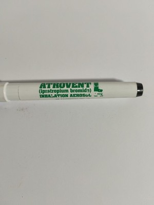 VINTAGE Pharmaceutical Atrovent Pentel Fine Superball R206 Pen