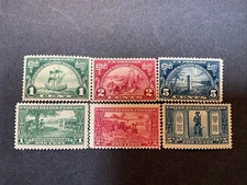 Scott 614-619 Mint Mostly Hinged Stamp Set 1A