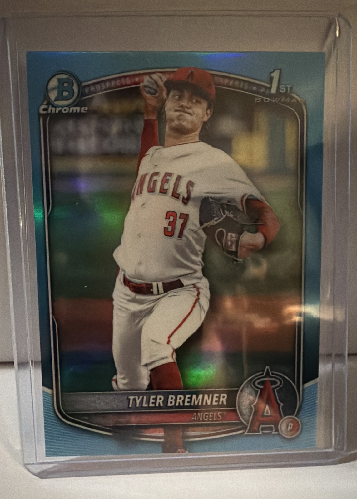 2025 Bowman Draft - Chrome Tyler Bremner #BDC-37 Sky Blue Refractor (RC)