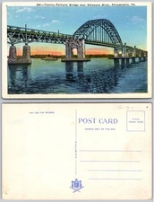 Tacony Palmyra Bridge Philadelphia Pennsylvania Postcard