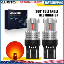 Auxito 7443 7440 Led Red Bright Brake Tail Light Parking Turn Signal Bulbs 2-20x
