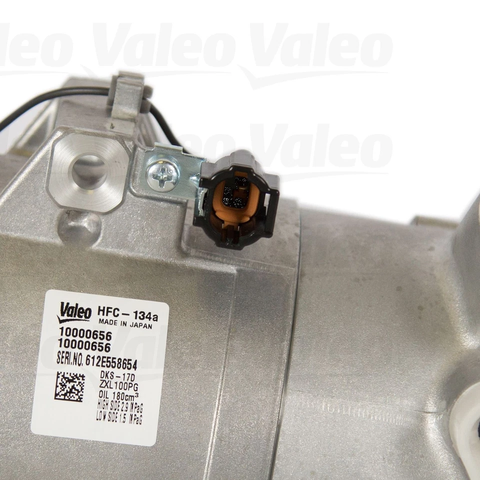 Compresor de aire acondicionado Valeo 10000656 para 05-18 Nissan NV1500 NV2500 NV3500 Pathfinder Foto 4 de 4