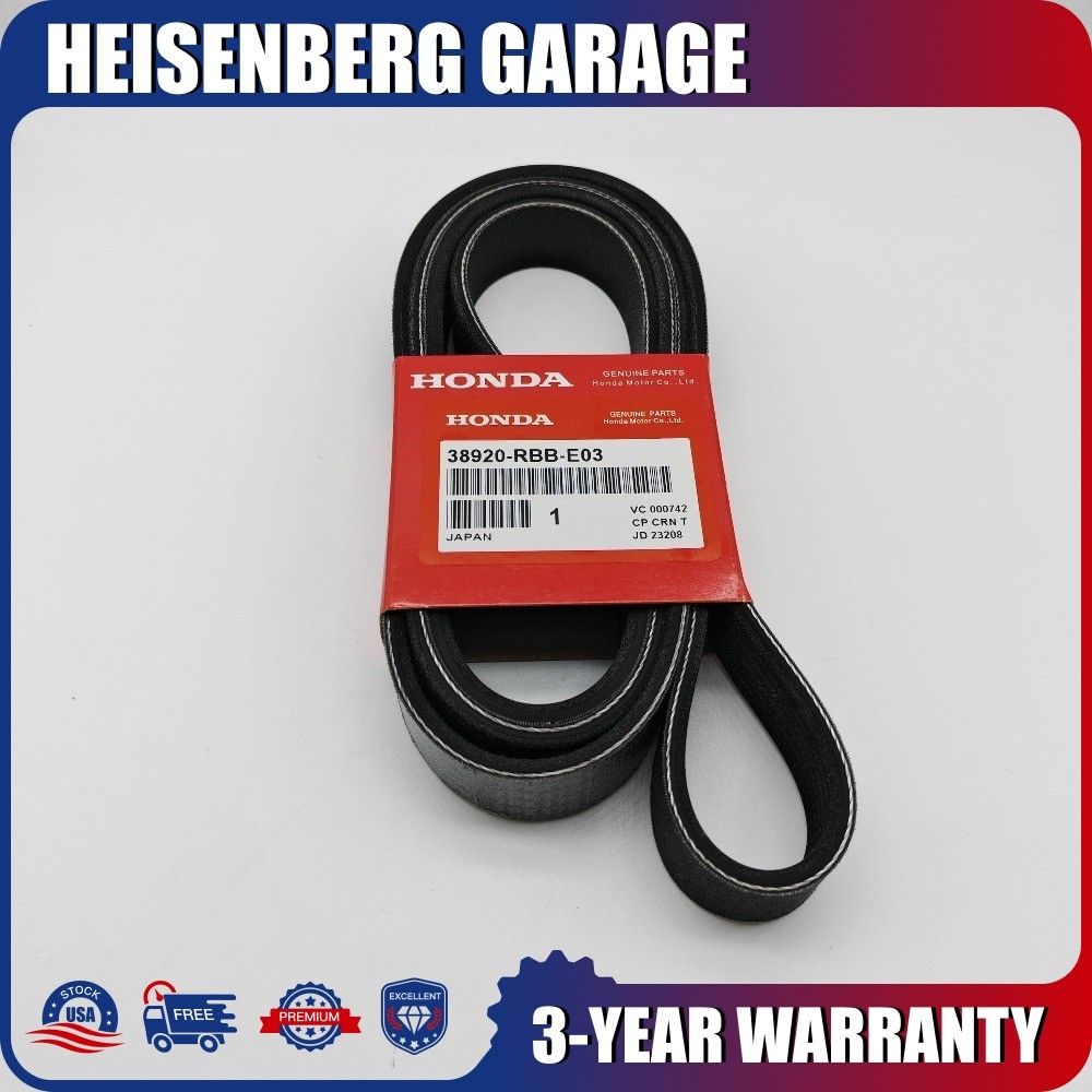 Genuine Serpentine Drive Belt38920-RBB-E03 For Honda CR-V 07-09 & Acura TSX04-08