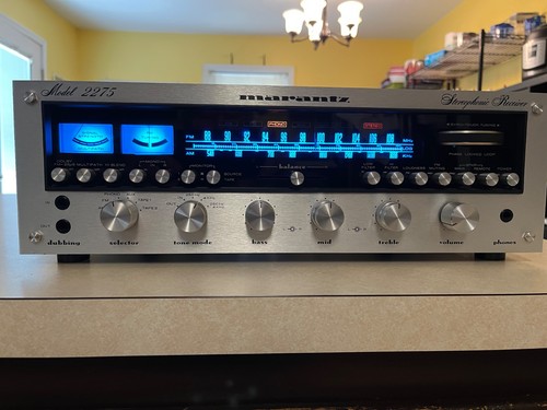 2275 Marantz Stereo Receiver serviced and new LED lights and vellum paper