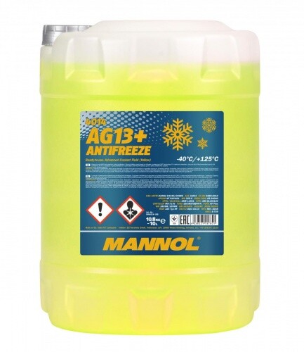 Mannol KüHlerfrostschutz Antifreeze AG13+ -40 Advanced Fertigmischung 10L Kanist-image