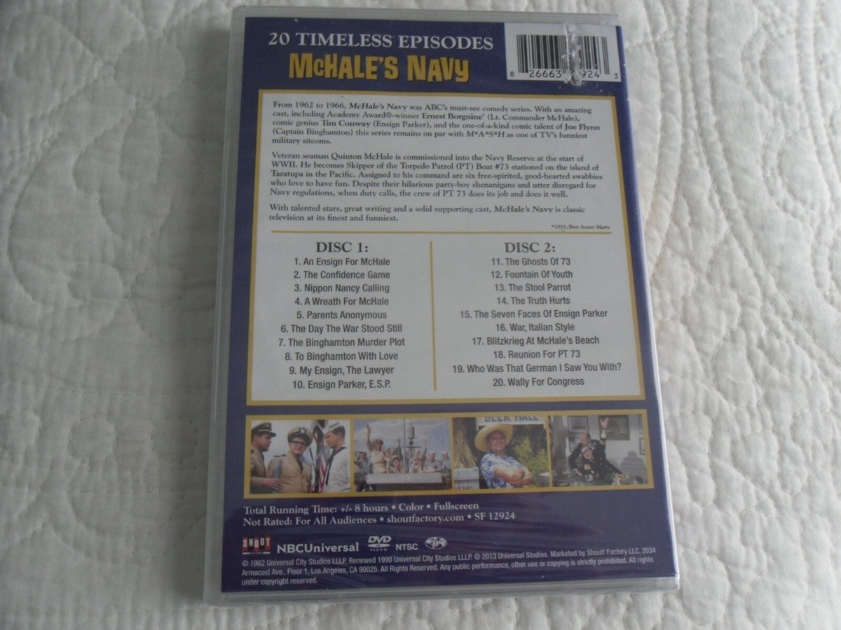 Mchale&#39;s Navy: 20 Timeless Episodes／ [DVD] [Import] McHale's Navy: 20 Timeless Episodes Brand New, Sealed | eBay